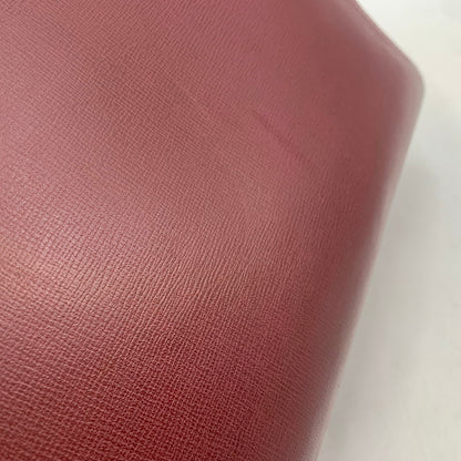 【中古品】【レディース】 CARTIER カルティエ MUST LINE HANDBAG マストライン ハンドバッグ カバン 180-260811-kh-16-izu カラー：レッド系 万代Net店