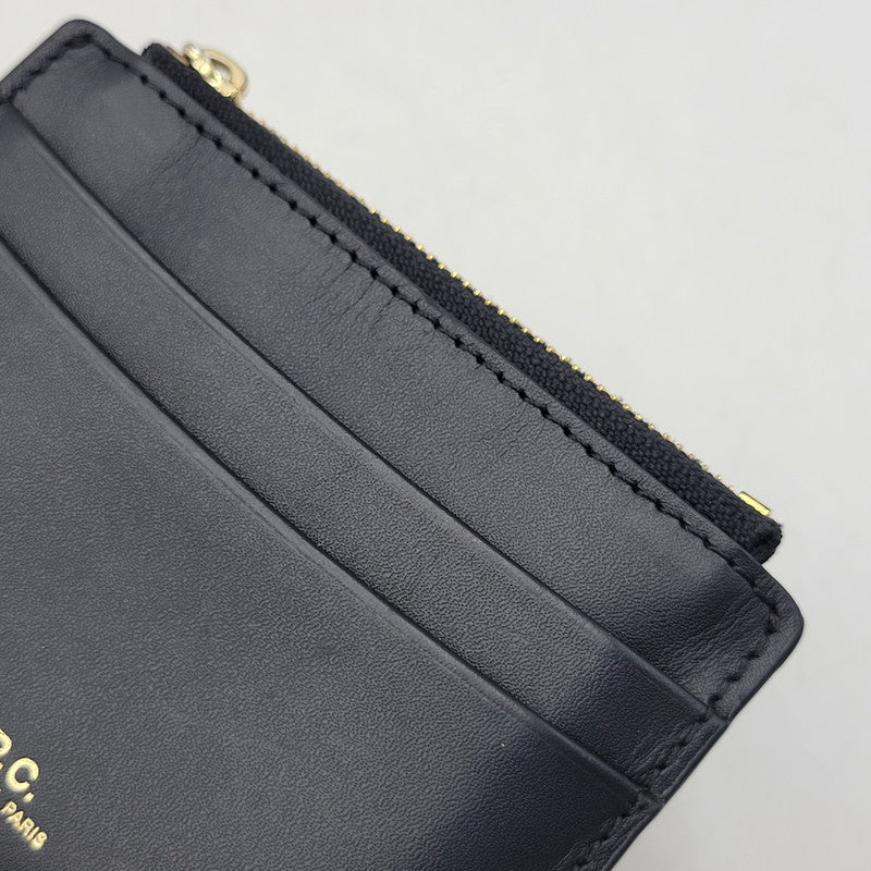 【中古品】【メンズ/レディース】 A.P.C. アーペーセー PORTE CARTES STO265 カードケース 200-260821-as-11-izu カラー：ブラック 万代Net店