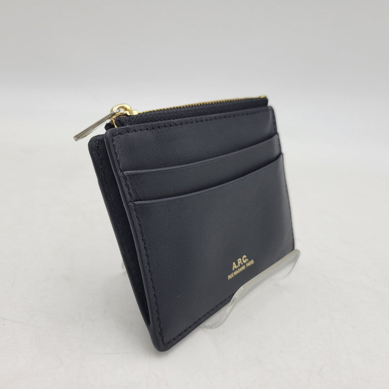 【中古品】【メンズ/レディース】 A.P.C. アーペーセー PORTE CARTES STO265 カードケース 200-260821-as-11-izu カラー：ブラック 万代Net店
