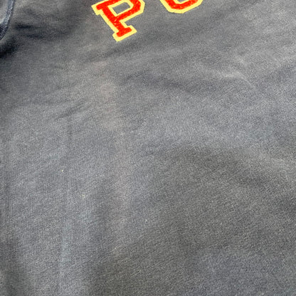 【中古品】【メンズ】 POLO RALPH LAUREN ポロ・ラルフローレン CREWNECK SWEATSHIRT クルーネック スウェット トレーナー 前V 147-260821-as-07-izu サイズ：M カラー：ネイビー 万代Net店