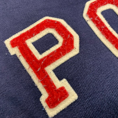 【中古品】【メンズ】 POLO RALPH LAUREN ポロ・ラルフローレン CREWNECK SWEATSHIRT クルーネック スウェット トレーナー 前V 147-260821-as-07-izu サイズ：M カラー：ネイビー 万代Net店