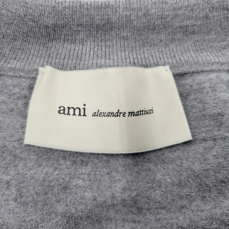 【中古品】【レディース】 AMI ALEXANDRE MATTIUSSI アミアレクサンドレマチウシ AMI DE COEUR アミ ドゥ クール ショートスリーブ カーディガン トップス 半袖 168-260812-cs-11-izu サイズ：S カラー：グレー 万代Net店