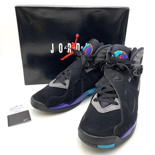 【中古品】【メンズ】 NIKE ナイキ 305381-006 AIR JORDAN 8 RETRO AQUA (2025) エア ジョーダン 8 レトロ アクア スニーカー 靴 160-260811-kh-15-izu サイズ：30 カラー：BLACK/MULTI-COLOR-MULTI-COLOR 万代Net店