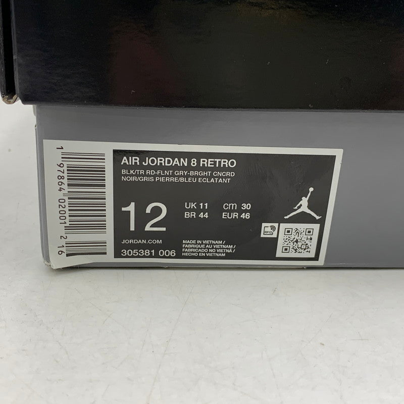 【中古品】【メンズ】 NIKE ナイキ 305381-006 AIR JORDAN 8 RETRO AQUA (2025) エア ジョーダン 8 レトロ アクア スニーカー 靴 160-260811-kh-15-izu サイズ：30 カラー：BLACK/MULTI-COLOR-MULTI-COLOR 万代Net店