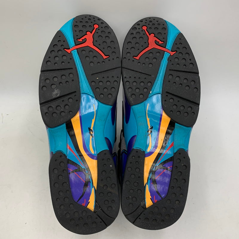 【中古品】【メンズ】 NIKE ナイキ 305381-006 AIR JORDAN 8 RETRO AQUA (2025) エア ジョーダン 8 レトロ アクア スニーカー 靴 160-260811-kh-15-izu サイズ：30 カラー：BLACK/MULTI-COLOR-MULTI-COLOR 万代Net店
