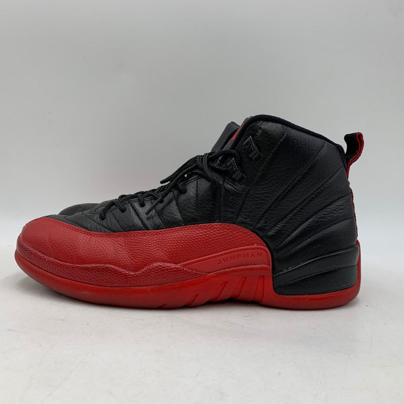 【中古品】【メンズ】 NIKE ナイキ 130690-002 AIR JORDAN 12 RETRO (2016) エア ジョーダン 12 レトロ スニーカー 靴 160-260811-kh-14-izu サイズ：29 カラー：BLACK/VARSITY RED 万代Net店