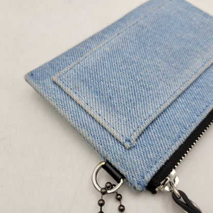【中古品】【メンズ/レディース】 Supreme シュプリーム × HOLLYWOOD TRADING COMPANY ハリウッドトレーディングカンパニー STUDDED WALLET DENIM スタッズデニムウォレット 財布 200-260811-as-02-izu カラー：インディゴ 万代Net店