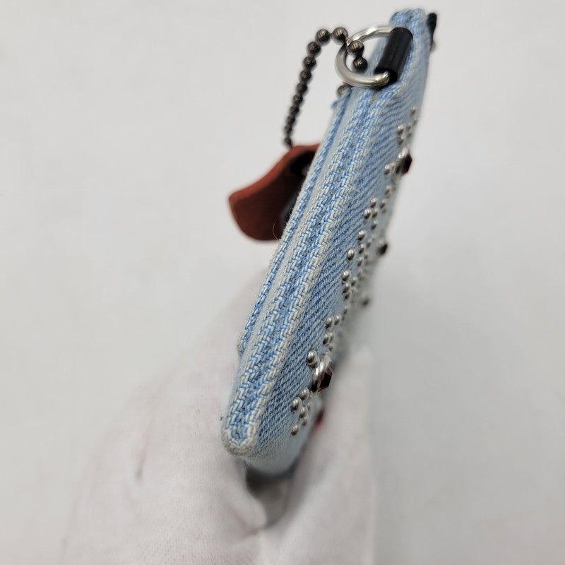 【中古品】【メンズ/レディース】 Supreme シュプリーム × HOLLYWOOD TRADING COMPANY ハリウッドトレーディングカンパニー STUDDED WALLET DENIM スタッズデニムウォレット 財布 200-260811-as-02-izu カラー：インディゴ 万代Net店