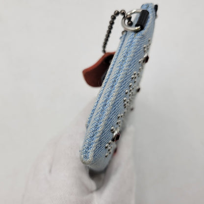 【中古品】【メンズ/レディース】 Supreme シュプリーム × HOLLYWOOD TRADING COMPANY ハリウッドトレーディングカンパニー STUDDED WALLET DENIM スタッズデニムウォレット 財布 200-260811-as-02-izu カラー：インディゴ 万代Net店