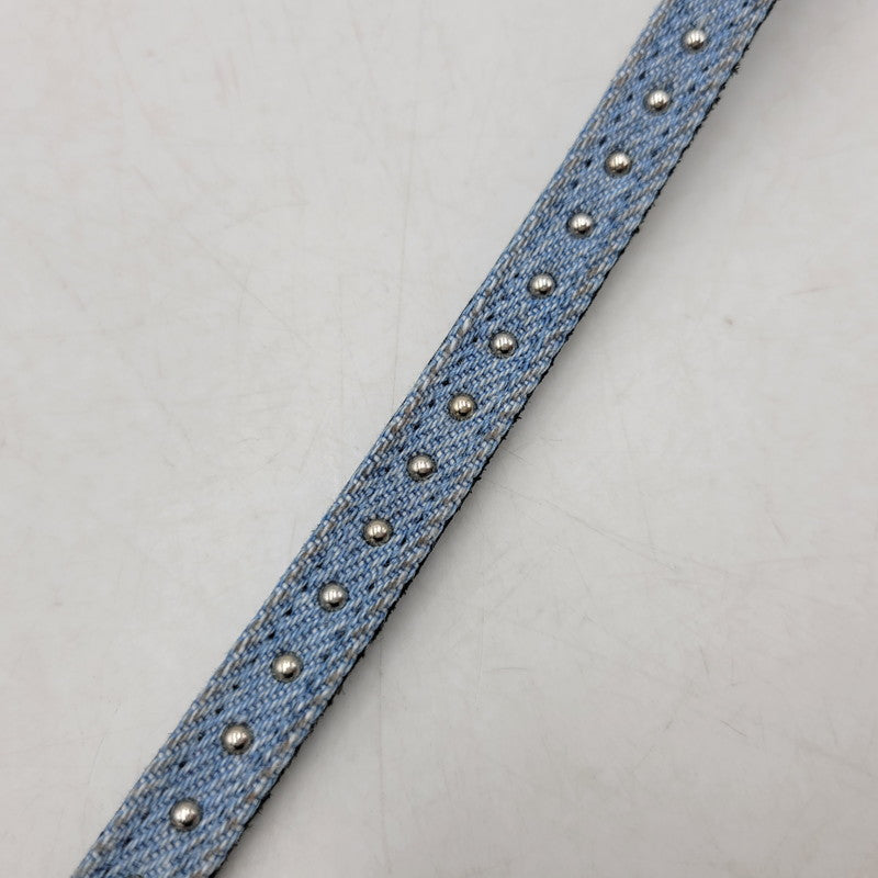 【中古品】【メンズ/レディース】 Supreme シュプリーム × HOLLYWOOD TRADING COMPANY ハリウッドトレーディングカンパニー STUDDED WALLET DENIM スタッズデニムウォレット 財布 200-260811-as-02-izu カラー：インディゴ 万代Net店
