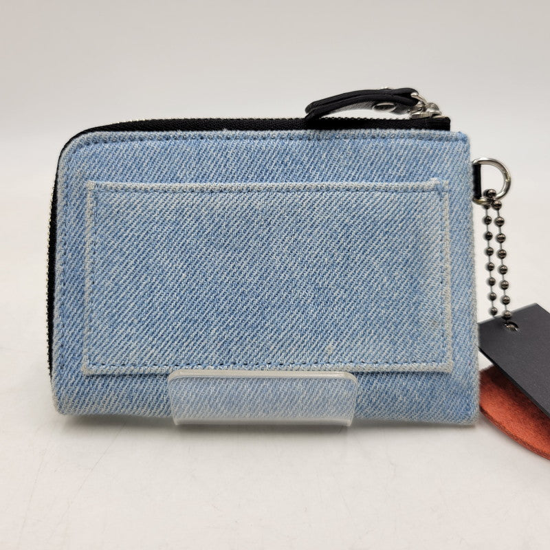 【中古品】【メンズ/レディース】 Supreme シュプリーム × HOLLYWOOD TRADING COMPANY ハリウッドトレーディングカンパニー STUDDED WALLET DENIM スタッズデニムウォレット 財布 200-260811-as-02-izu カラー：インディゴ 万代Net店