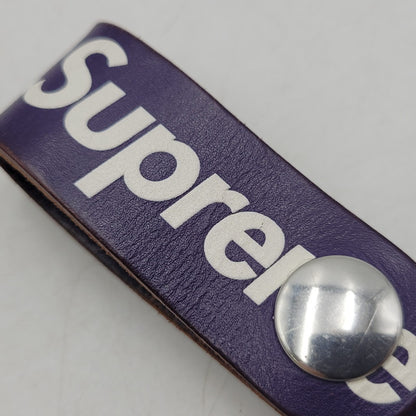 【中古品】【メンズ/レディース】 SUPREME シュプリーム 21SS LEATHER KEY LOOP レザー キー ループ 小物 192-260819-cs-11-izu カラー：パープル 万代Net店