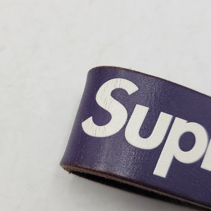 【中古品】【メンズ/レディース】 SUPREME シュプリーム 21SS LEATHER KEY LOOP レザー キー ループ 小物 192-260819-cs-11-izu カラー：パープル 万代Net店