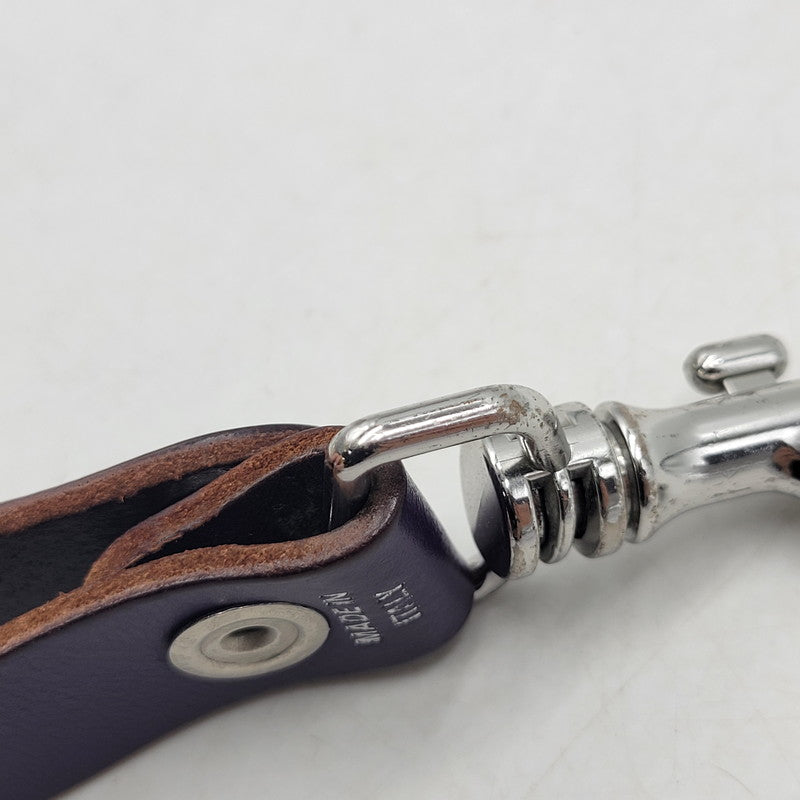【中古品】【メンズ/レディース】 SUPREME シュプリーム 21SS LEATHER KEY LOOP レザー キー ループ 小物 192-260819-cs-11-izu カラー：パープル 万代Net店