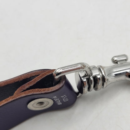 【中古品】【メンズ/レディース】 SUPREME シュプリーム 21SS LEATHER KEY LOOP レザー キー ループ 小物 192-260819-cs-11-izu カラー：パープル 万代Net店