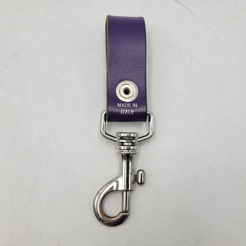 【中古品】【メンズ/レディース】 SUPREME シュプリーム 21SS LEATHER KEY LOOP レザー キー ループ 小物 192-260819-cs-11-izu カラー：パープル 万代Net店