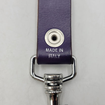 【中古品】【メンズ/レディース】 SUPREME シュプリーム 21SS LEATHER KEY LOOP レザー キー ループ 小物 192-260819-cs-11-izu カラー：パープル 万代Net店
