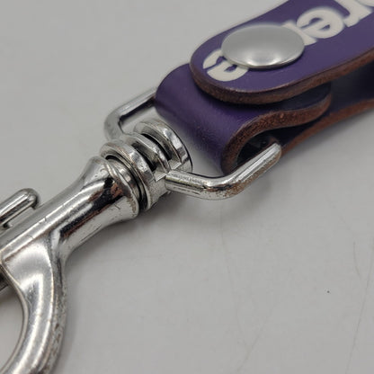 【中古品】【メンズ/レディース】 SUPREME シュプリーム 21SS LEATHER KEY LOOP レザー キー ループ 小物 192-260819-cs-11-izu カラー：パープル 万代Net店