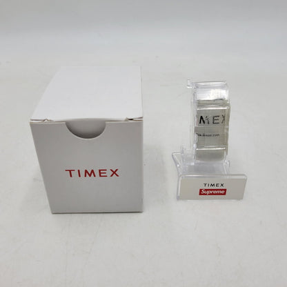 【中古品】【メンズ/レディース】 Supreme シュプリーム × TIMEX タイメックス DIGITAL WATCH TW2U03500 デジタルウォッチ 腕時計 197-260811-as-01-izu カラー：シルバー×ブラック 万代Net店