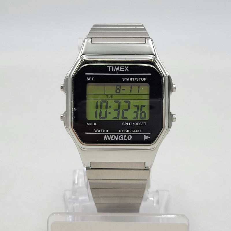 【中古品】【メンズ/レディース】 Supreme シュプリーム × TIMEX タイメックス DIGITAL WATCH TW2U03500 デジタルウォッチ 腕時計 197-260811-as-01-izu カラー：シルバー×ブラック 万代Net店