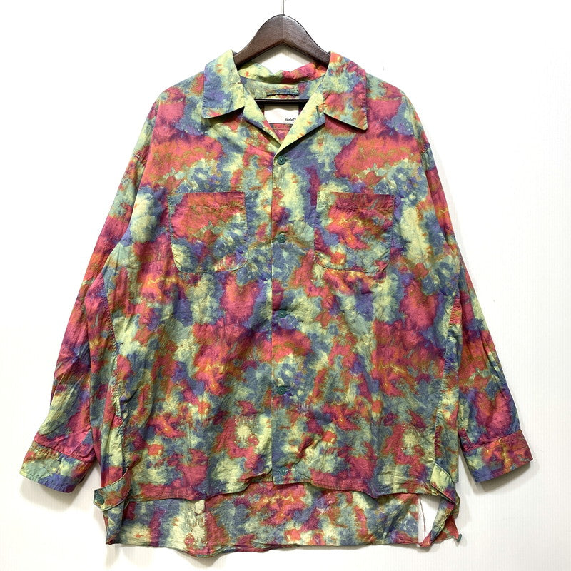 【現状渡し品】【メンズ】 varde77 バルデセブンティセブン UNEVEN DYEING LONG SLEEVE SHIRTS VR22SP-SD-SH01 ムラ染め ロングスリーブシャツ 長袖 140-260818-as-01-izu サイズ：ONE SIZE カラー：マルチカラー 万代Net店