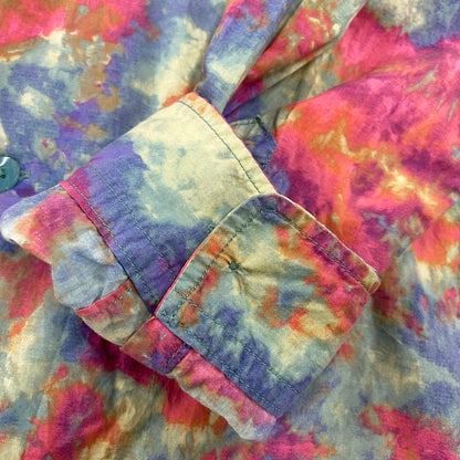 【現状渡し品】【メンズ】 varde77 バルデセブンティセブン UNEVEN DYEING LONG SLEEVE SHIRTS VR22SP-SD-SH01 ムラ染め ロングスリーブシャツ 長袖 140-260818-as-01-izu サイズ：ONE SIZE カラー：マルチカラー 万代Net店
