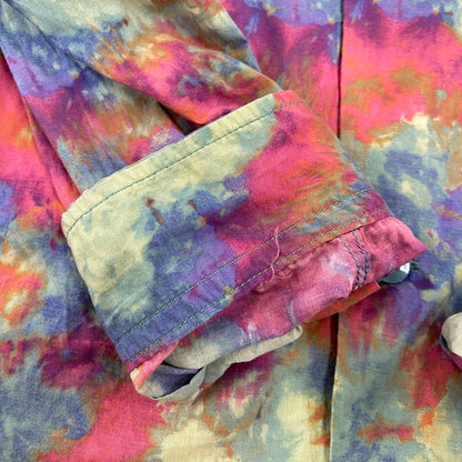 【現状渡し品】【メンズ】 varde77 バルデセブンティセブン UNEVEN DYEING LONG SLEEVE SHIRTS VR22SP-SD-SH01 ムラ染め ロングスリーブシャツ 長袖 140-260818-as-01-izu サイズ：ONE SIZE カラー：マルチカラー 万代Net店