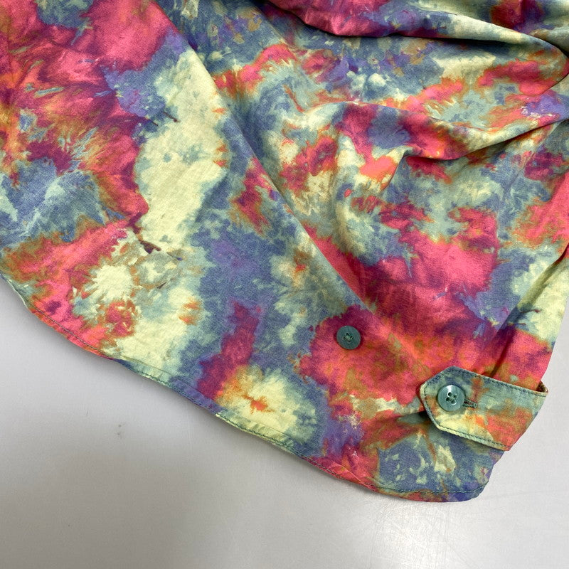 【現状渡し品】【メンズ】 varde77 バルデセブンティセブン UNEVEN DYEING LONG SLEEVE SHIRTS VR22SP-SD-SH01 ムラ染め ロングスリーブシャツ 長袖 140-260818-as-01-izu サイズ：ONE SIZE カラー：マルチカラー 万代Net店