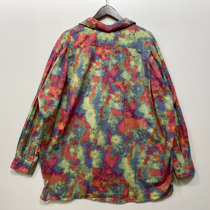 【現状渡し品】【メンズ】 varde77 バルデセブンティセブン UNEVEN DYEING LONG SLEEVE SHIRTS VR22SP-SD-SH01 ムラ染め ロングスリーブシャツ 長袖 140-260818-as-01-izu サイズ：ONE SIZE カラー：マルチカラー 万代Net店