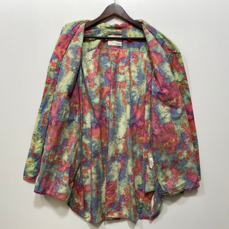【現状渡し品】【メンズ】 varde77 バルデセブンティセブン UNEVEN DYEING LONG SLEEVE SHIRTS VR22SP-SD-SH01 ムラ染め ロングスリーブシャツ 長袖 140-260818-as-01-izu サイズ：ONE SIZE カラー：マルチカラー 万代Net店