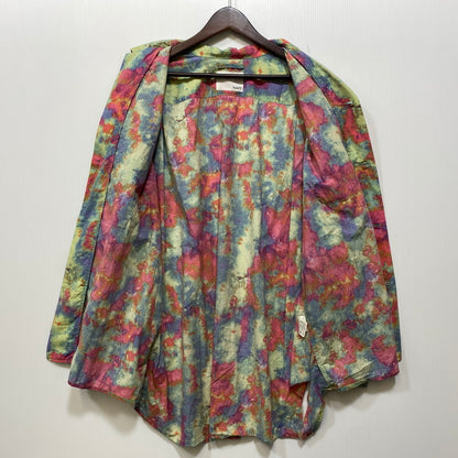 【現状渡し品】【メンズ】 varde77 バルデセブンティセブン UNEVEN DYEING LONG SLEEVE SHIRTS VR22SP-SD-SH01 ムラ染め ロングスリーブシャツ 長袖 140-260818-as-01-izu サイズ：ONE SIZE カラー：マルチカラー 万代Net店
