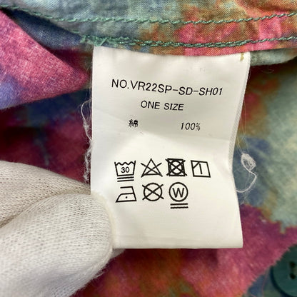 【現状渡し品】【メンズ】 varde77 バルデセブンティセブン UNEVEN DYEING LONG SLEEVE SHIRTS VR22SP-SD-SH01 ムラ染め ロングスリーブシャツ 長袖 140-260818-as-01-izu サイズ：ONE SIZE カラー：マルチカラー 万代Net店