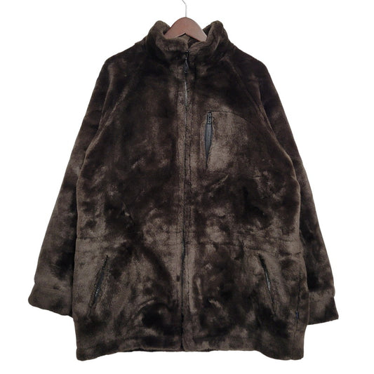 【中古品】【メンズ】 PIKO ピコ PKM-644 FAKE FUR ZIPUP JACKET フェイクファー ジップアップ ジャケット アウター 146-260824-ya-16-izu サイズ：M カラー：ダークブラウン 万代Net店