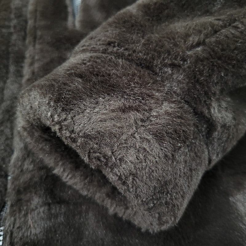【中古品】【メンズ】 PIKO ピコ PKM-644 FAKE FUR ZIPUP JACKET フェイクファー ジップアップ ジャケット アウター 146-260824-ya-16-izu サイズ：M カラー：ダークブラウン 万代Net店