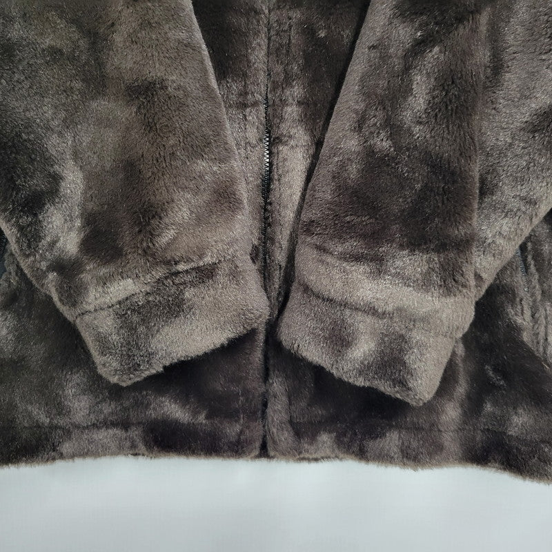 【中古品】【メンズ】 PIKO ピコ PKM-644 FAKE FUR ZIPUP JACKET フェイクファー ジップアップ ジャケット アウター 146-260824-ya-16-izu サイズ：M カラー：ダークブラウン 万代Net店