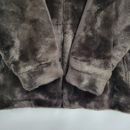 【中古品】【メンズ】 PIKO ピコ PKM-644 FAKE FUR ZIPUP JACKET フェイクファー ジップアップ ジャケット アウター 146-260824-ya-16-izu サイズ：M カラー：ダークブラウン 万代Net店