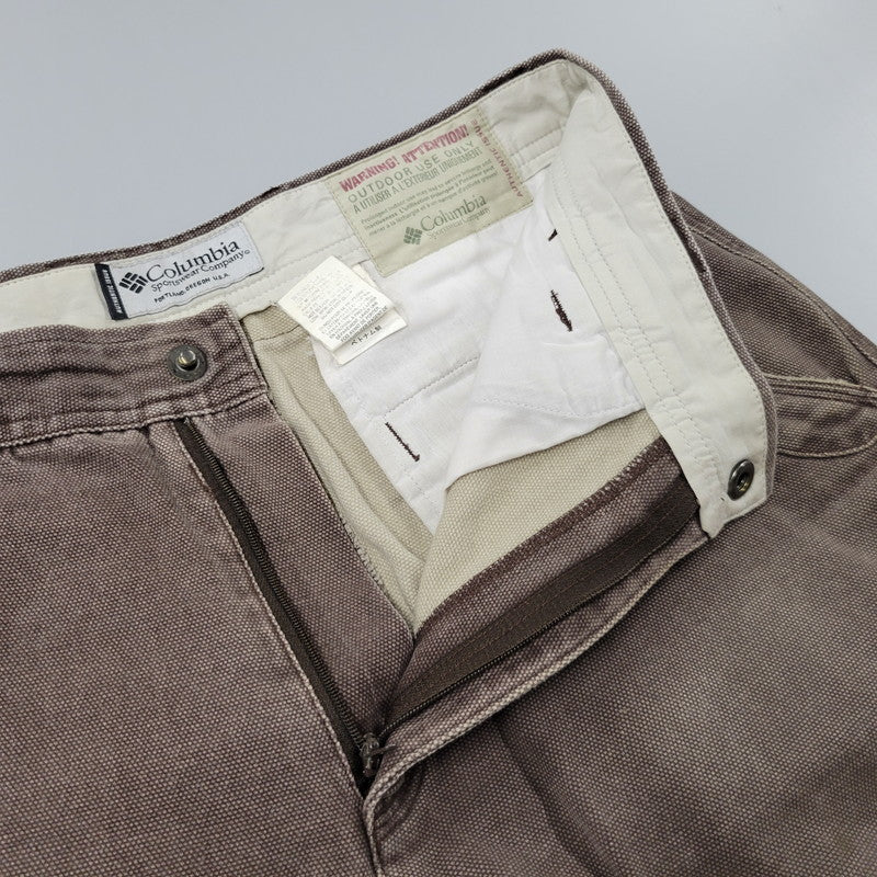 【中古品】【メンズ】 COLUMBIA コロンビア AM8238 DUCK PAINTER PANTS ダック ペインター パンツ ズボン ボトムス 155-260824-ya-11-izu サイズ：30×32 カラー：ブラウン 万代Net店