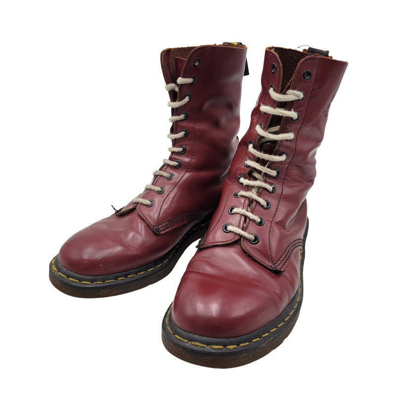 【現状渡し品】【メンズ】 DR.MARTENS ドクターマーチン 10HOLE BOOTS ホール ブーツ シューズ 靴 164-260812-cs-18-izu サイズ：不明 カラー：CHERRY RED 万代Net店