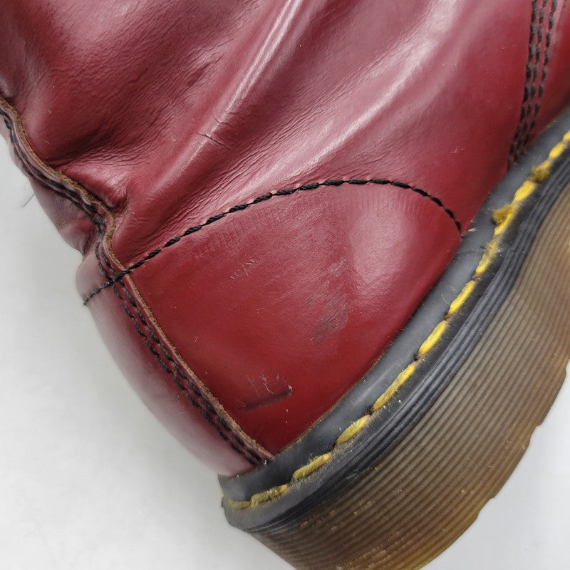 【現状渡し品】【メンズ】 DR.MARTENS ドクターマーチン 10HOLE BOOTS ホール ブーツ シューズ 靴 164-260812-cs-18-izu サイズ：不明 カラー：CHERRY RED 万代Net店