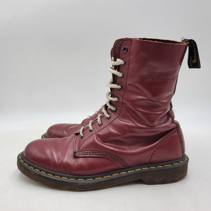 【現状渡し品】【メンズ】 DR.MARTENS ドクターマーチン 10HOLE BOOTS ホール ブーツ シューズ 靴 164-260812-cs-18-izu サイズ：不明 カラー：CHERRY RED 万代Net店
