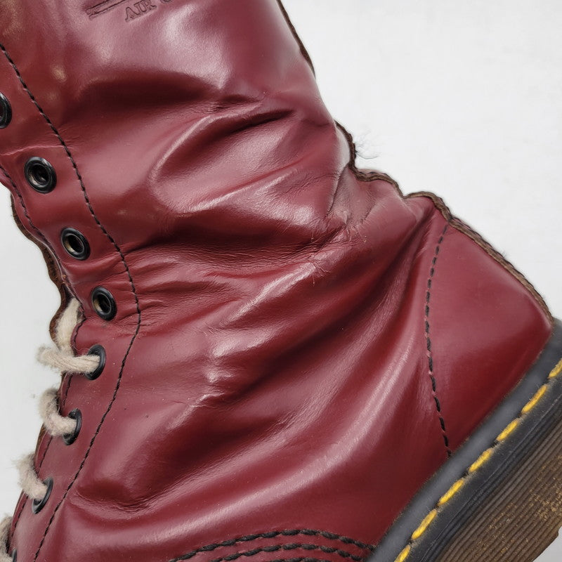 【現状渡し品】【メンズ】 DR.MARTENS ドクターマーチン 10HOLE BOOTS ホール ブーツ シューズ 靴 164-260812-cs-18-izu サイズ：不明 カラー：CHERRY RED 万代Net店