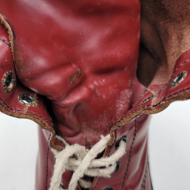 【現状渡し品】【メンズ】 DR.MARTENS ドクターマーチン 10HOLE BOOTS ホール ブーツ シューズ 靴 164-260812-cs-18-izu サイズ：不明 カラー：CHERRY RED 万代Net店