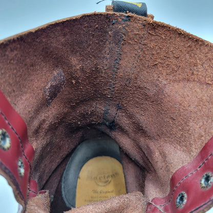 【現状渡し品】【メンズ】 DR.MARTENS ドクターマーチン 10HOLE BOOTS ホール ブーツ シューズ 靴 164-260812-cs-18-izu サイズ：不明 カラー：CHERRY RED 万代Net店