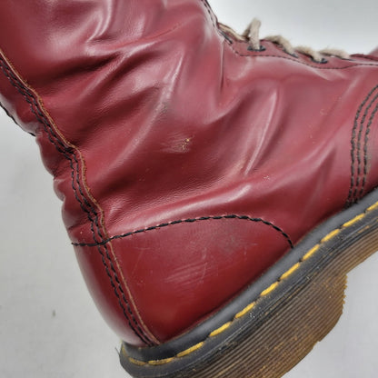 【現状渡し品】【メンズ】 DR.MARTENS ドクターマーチン 10HOLE BOOTS ホール ブーツ シューズ 靴 164-260812-cs-18-izu サイズ：不明 カラー：CHERRY RED 万代Net店