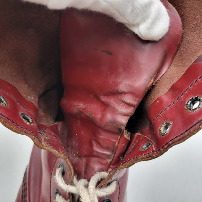【現状渡し品】【メンズ】 DR.MARTENS ドクターマーチン 10HOLE BOOTS ホール ブーツ シューズ 靴 164-260812-cs-18-izu サイズ：不明 カラー：CHERRY RED 万代Net店