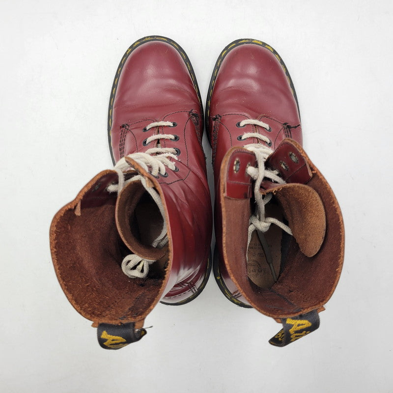 【現状渡し品】【メンズ】 DR.MARTENS ドクターマーチン 10HOLE BOOTS ホール ブーツ シューズ 靴 164-260812-cs-18-izu サイズ：不明 カラー：CHERRY RED 万代Net店