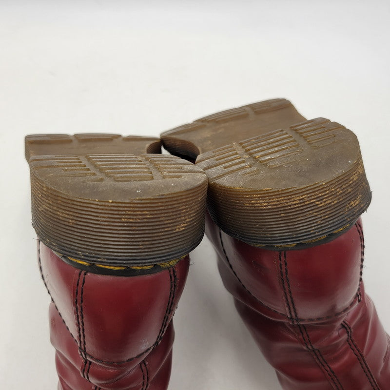 【現状渡し品】【メンズ】 DR.MARTENS ドクターマーチン 10HOLE BOOTS ホール ブーツ シューズ 靴 164-260812-cs-18-izu サイズ：不明 カラー：CHERRY RED 万代Net店