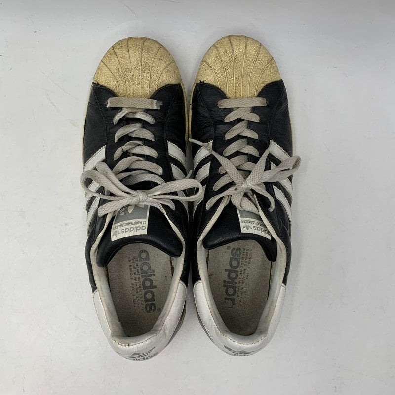 【現状渡し品】【メンズ】 ADIDAS アディダス 2000年製 00S SUPERSTAR スーパースター スニーカー シューズ 靴 161-260824-ya-25-izu サイズ：29cm カラー：ブラック×ホワイト 万代Net店