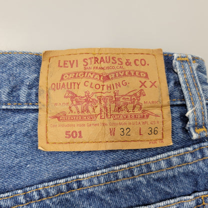【中古品】【メンズ】 LEVI'S リーバイス 501-5900 刻印555 バレンシア工場 USA製 1992年製 90S 501 DENIM PANTS デニム パンツ ズボン ボトムス 157-260824-ya-21-izu サイズ：32×36 カラー：インディゴ 万代Net店