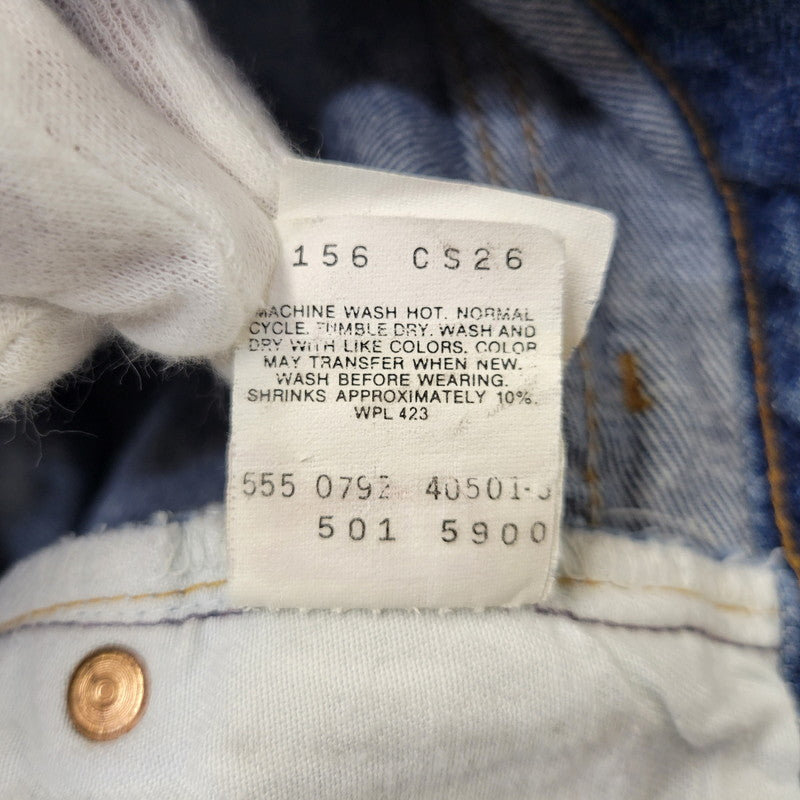 【中古品】【メンズ】 LEVI'S リーバイス 501-5900 刻印555 バレンシア工場 USA製 1992年製 90S 501 DENIM PANTS デニム パンツ ズボン ボトムス 157-260824-ya-21-izu サイズ：32×36 カラー：インディゴ 万代Net店